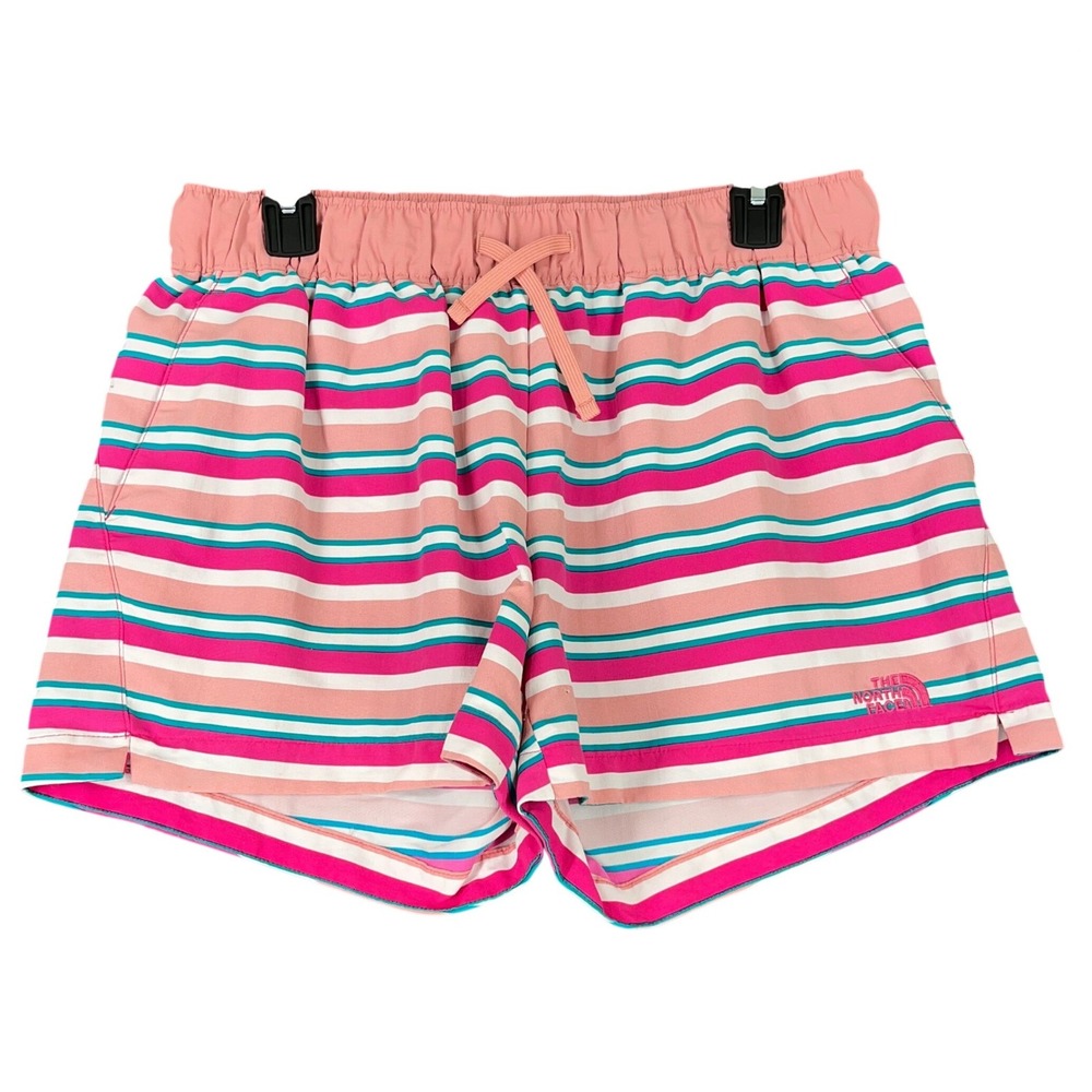 The North Face Pull On Trail Shorts Women M Elastic Waist‎ Athletic Outdoor